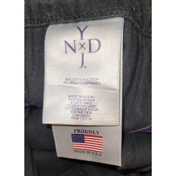 NYDJ Barbara High Waist Stretch Bootcut Dark Wash Jeans Size 4P - Picture 13 of 14